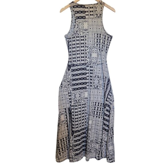 🖤LRL Lauren Jeans Co. Ralph Lauren Tribal Print Fit & Flare Dress Size M Y2K - Picture 4 of 5